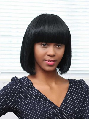 Modern African American Capless Synthetic Wig