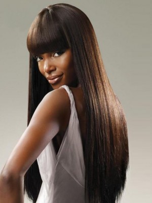 Popular Synthetic African American Capless Wig