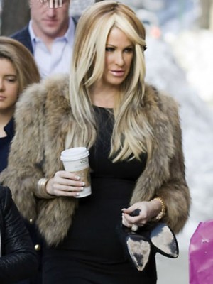 Kim Zolciak Elegant Synthetic Lace Front Wig