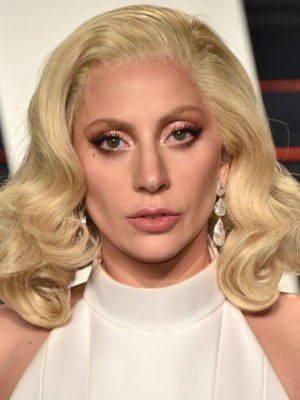 Lady Gaga Stylish Lace Front Synthetic Wig