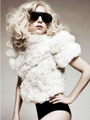 Lady Gaga Stunning Lace Front Synthetic Wig