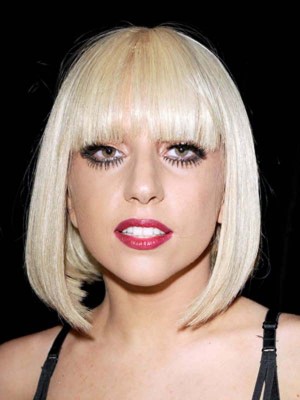 Lady Gaga Good Looking Capless Synthetic Wig