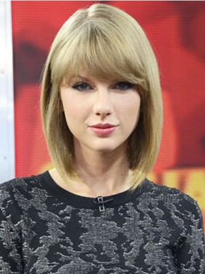 Taylor Swift Gorgeous Capless Human Hair Wig