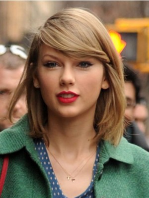 Taylor Swift Glamorous Capless Human Hair Wig