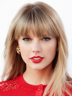Taylor Swift Flattering Capless Human Hair Wig
