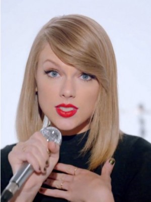 Taylor Swift Elaborately Lace Front Human Hair Wig