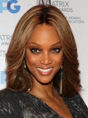 Tyra Banks Marvelous Lace Front Human Hair Wig