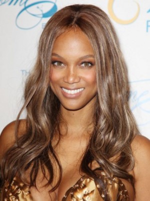 Tyra Banks Admirable Lace Front Human Hair Wig