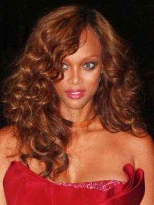 Tyra Banks Modern Lace Front Synthetic Wig