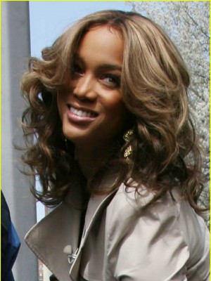 Tyra Banks Durable Lace Front Synthetic Wig