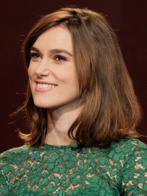 Pretty Keira Knightley Lace Front Remy Human Hair Wig