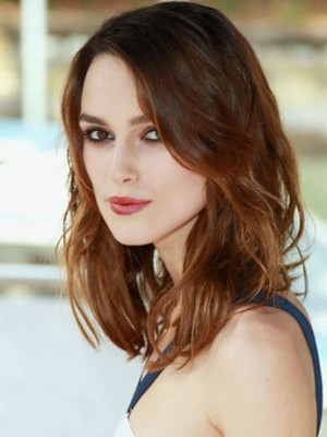 Beautiful Keira Knightley Lace Front Remy Human Hair Wig