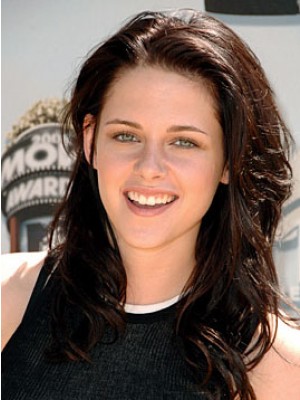 Layered Kristen Stewart Lace Front Synthetic Wig