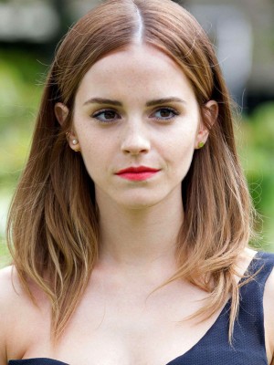 Popular Emma Watson Lace Front Remy Human Hair Wig