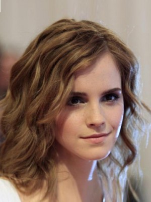 Marvelous Emma Watson Lace Front Remy Human Hair Wig