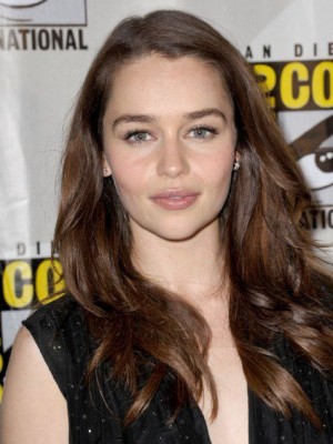 Comfortable Emilia Clarke Lace Front Synthetic Wig