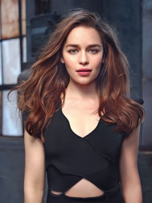 Modern Emilia Clarke Lace Front Synthetic Wig