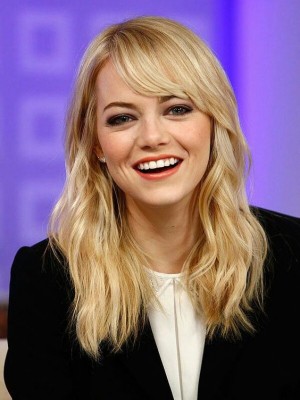 Emma Stone Attractive Lace Front Remy Human Hair Wig