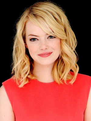 Emma Stone Magnificent Lace Front Remy Human Hair Wig