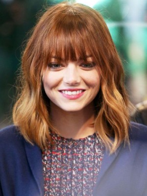 Emma Stone Comfortable Capless Synthetic Wig