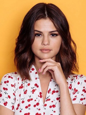 Selena Gomez Popular Lace Front Synthetic Wig