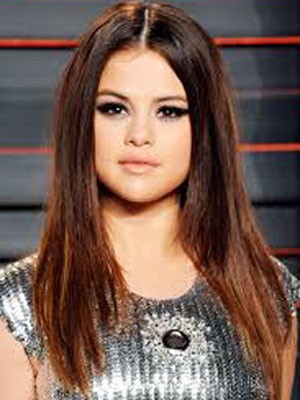 Selena Gomez Glamorous Lace Front Remy Human Hair Wig