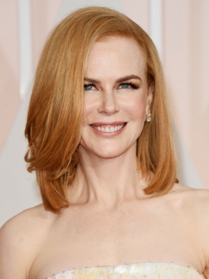 Nicole Kidman Flattering Lace Front Synthetic Wig