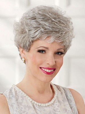 Lightweight Lace Front Great Style Gray Wig