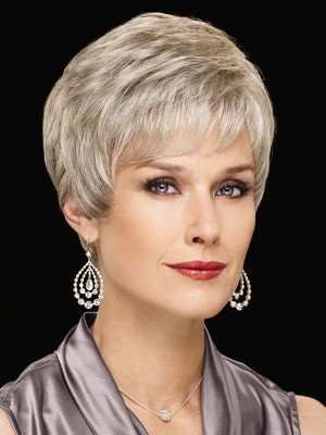 Pixie Gray Perfect Wig With Texturized Layers