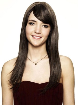 Stylish Capless Remy Human Hair Wig