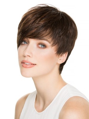 Layered Capless Remy Human Hair Wig