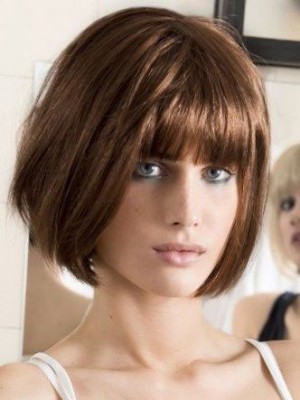 Attractive Straight Capless Remy Human Hair Wig