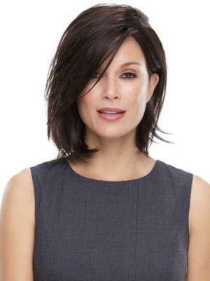 Straight Natural Looking Lace Front Remy Human Hair Wig