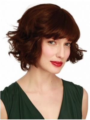 Natural Capless Human Hair Wavy Wig