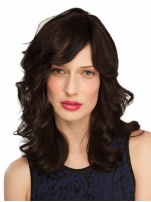 Stupendous Remy Human Hair Wavy Capless Wig