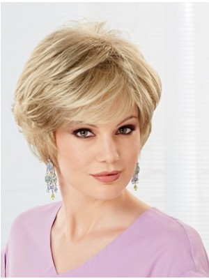 Stunning Human Hair Wavy Capless Wig