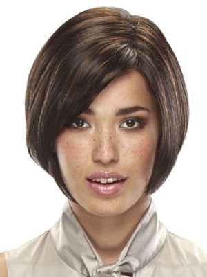 Concise Synthetic Lace Front Wig
