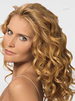 Natural Long Wavy Lace Front Synthetic Wig