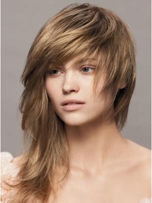 Concise Straight Capless Synthetic Wig
