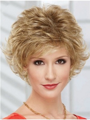 Durable Capless Wavy Synthetic Wig