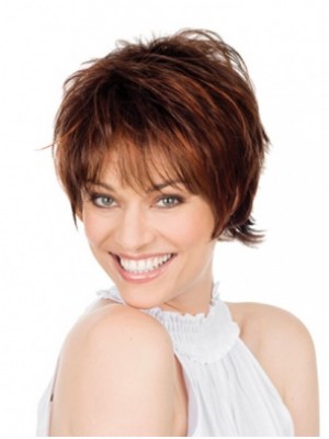Pleasant Straight Capless Synthetic Wig