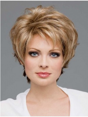 Flattering Lace Front Synthetic Wig