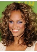 Tyra Banks Stupendous Wavy Human Hair Lace Front Wig 