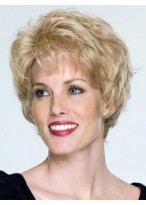 Chic Short Waves Capless Remy Human Hair Wig 