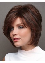 Seductive Straight Human Hair Lace Front Wig 