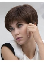 New Style Short Layered Lace Front Human Hair Wig 