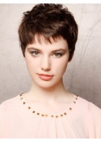 Chic Satisfied Short Capless Synthetic Wig With Straight Style 