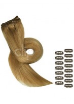 16" Fashionble Diy Set Clip In Hair Extensions 