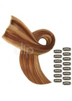 Fashion 16" Diy Set Clip In Hair Extensions 