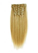 10 Pcs From 14" Straight Vogue Clip In Full Head Set 